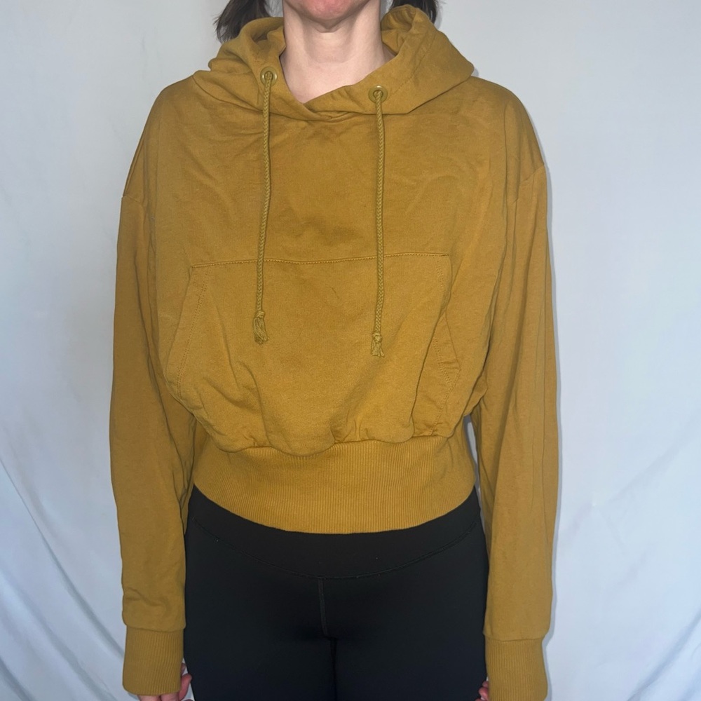 Collision Cropped Hoodie